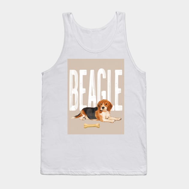 Beagle Dog Tank Top by Art Designs